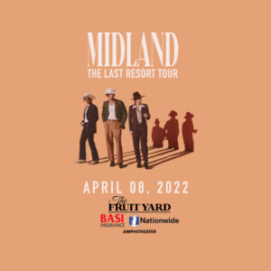 Midland Plays The Fruit Yard Amphitheatre April 8