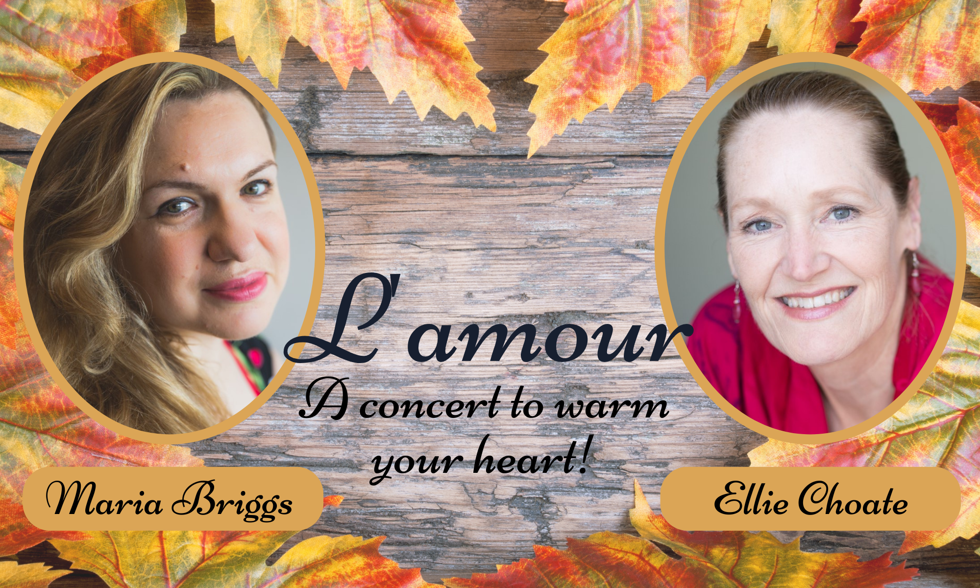 Opera Modesto presents L'amour - A Concert to Warm Your Heart