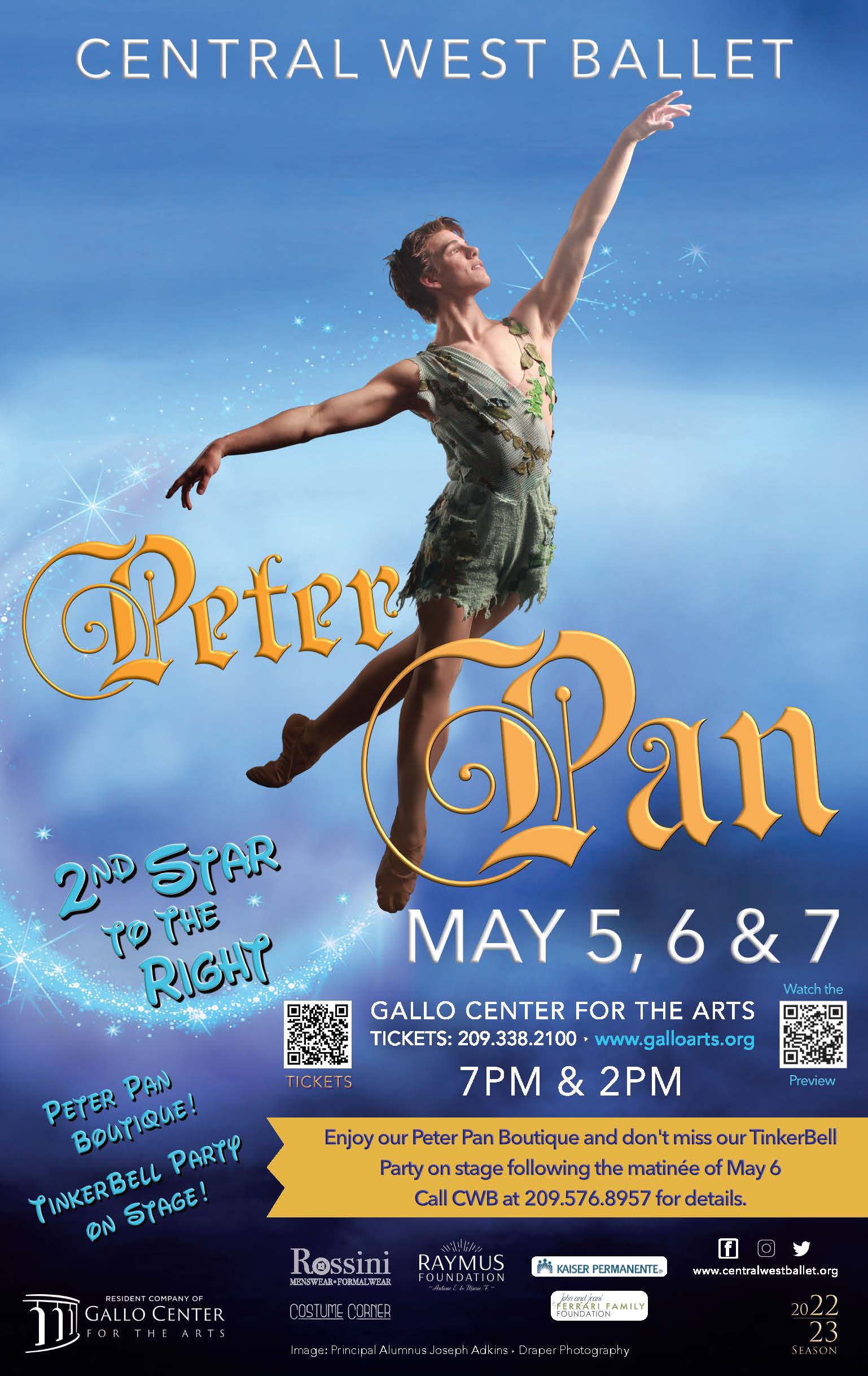 Peter Pan Presented by Central West Ballet