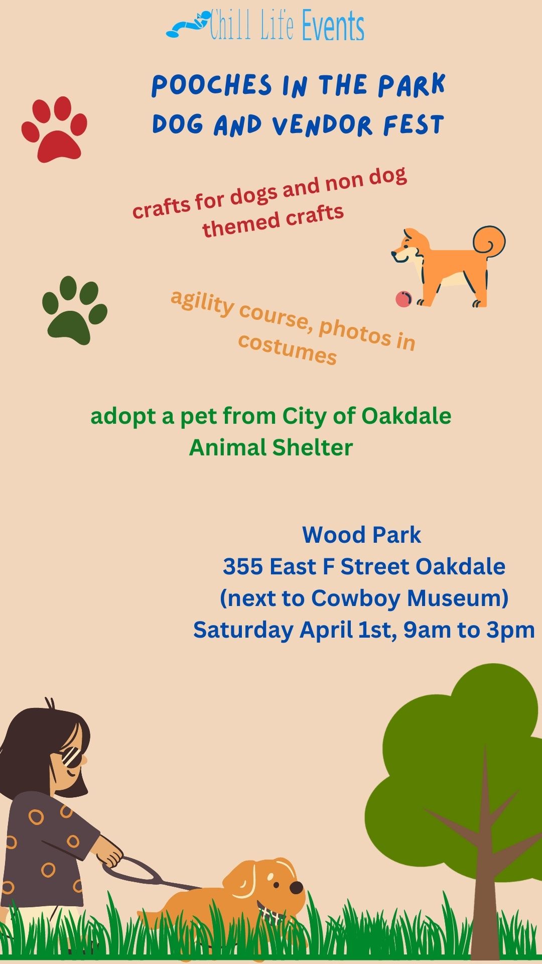 Pooches in the Park Visit Modesto