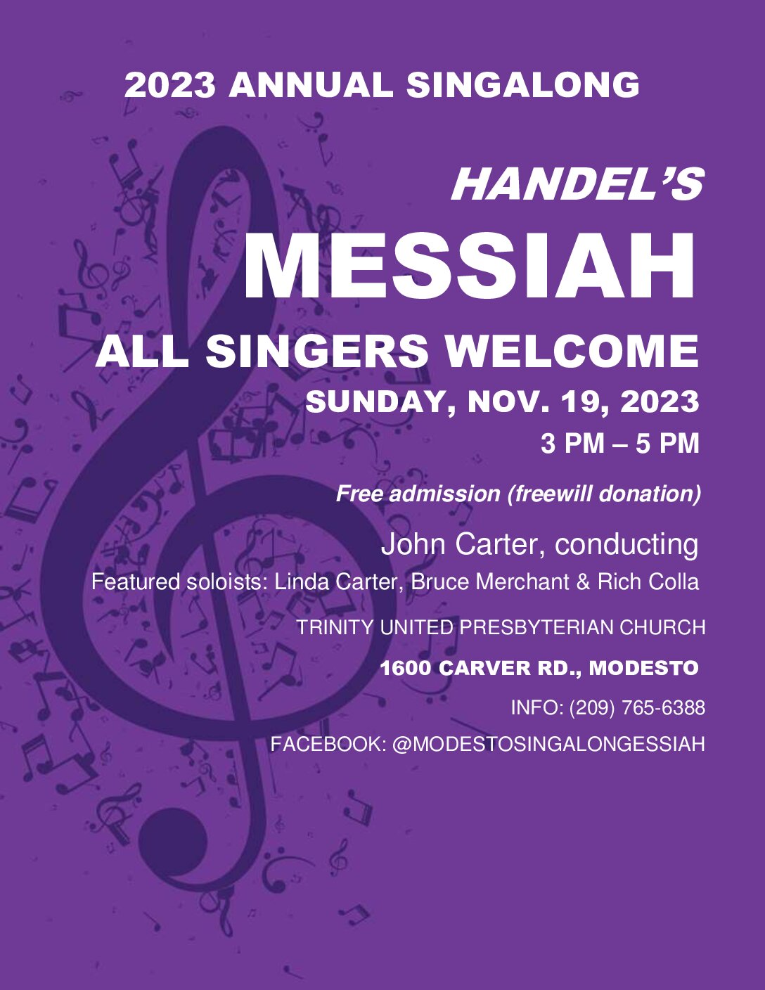 Annual Modesto Sing-Along “Messiah” Annual Modesto Sing-Along “Messiah”