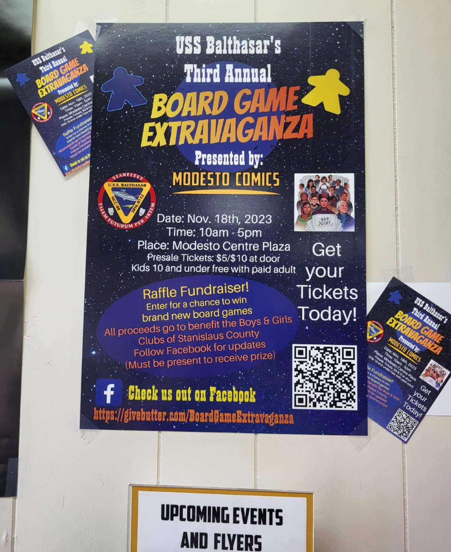 USS Balthasar's Board Game Extravaganza Presented by Modesto Comics