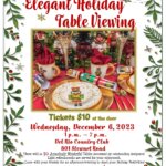 Elegant Holiday Table Viewing