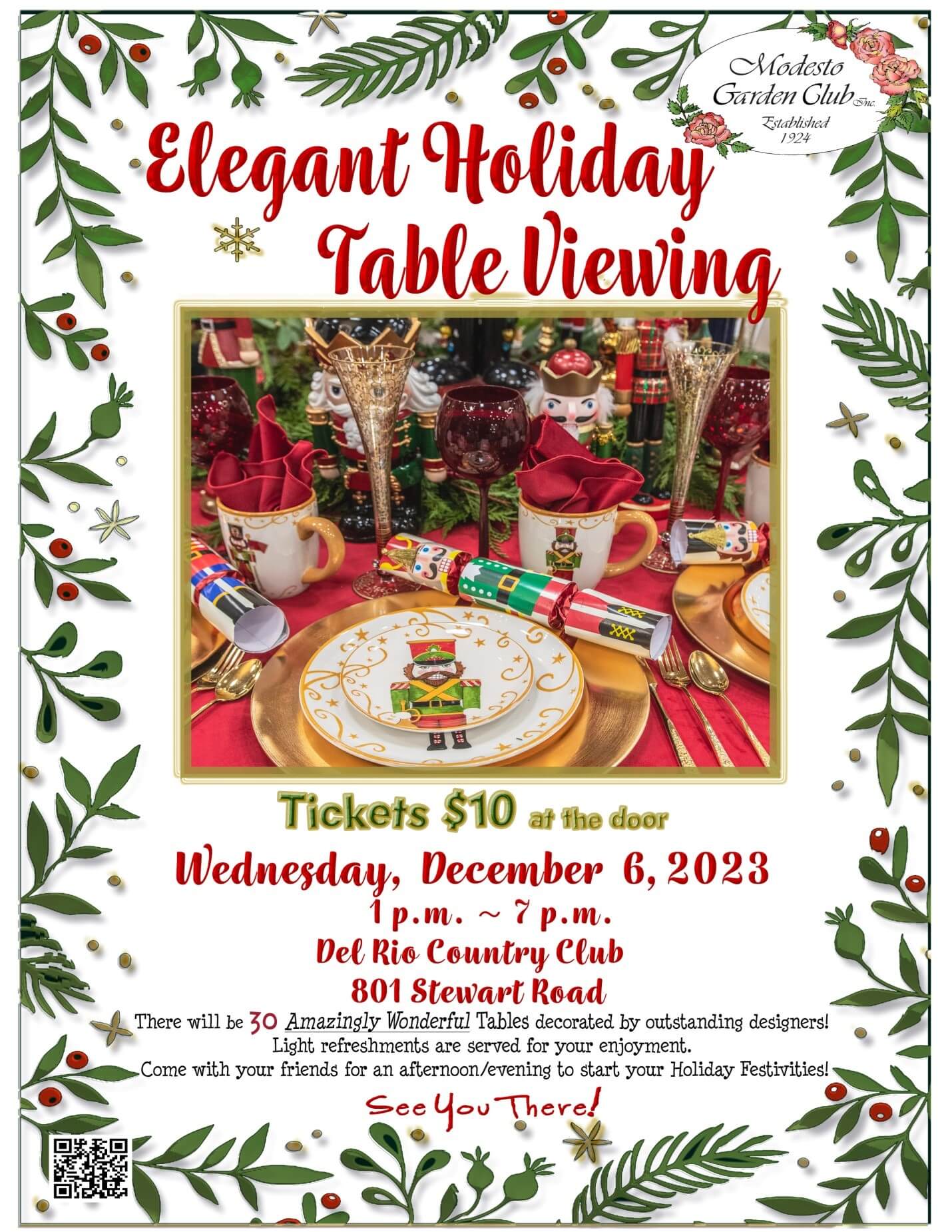 Elegant Holiday Table Viewing