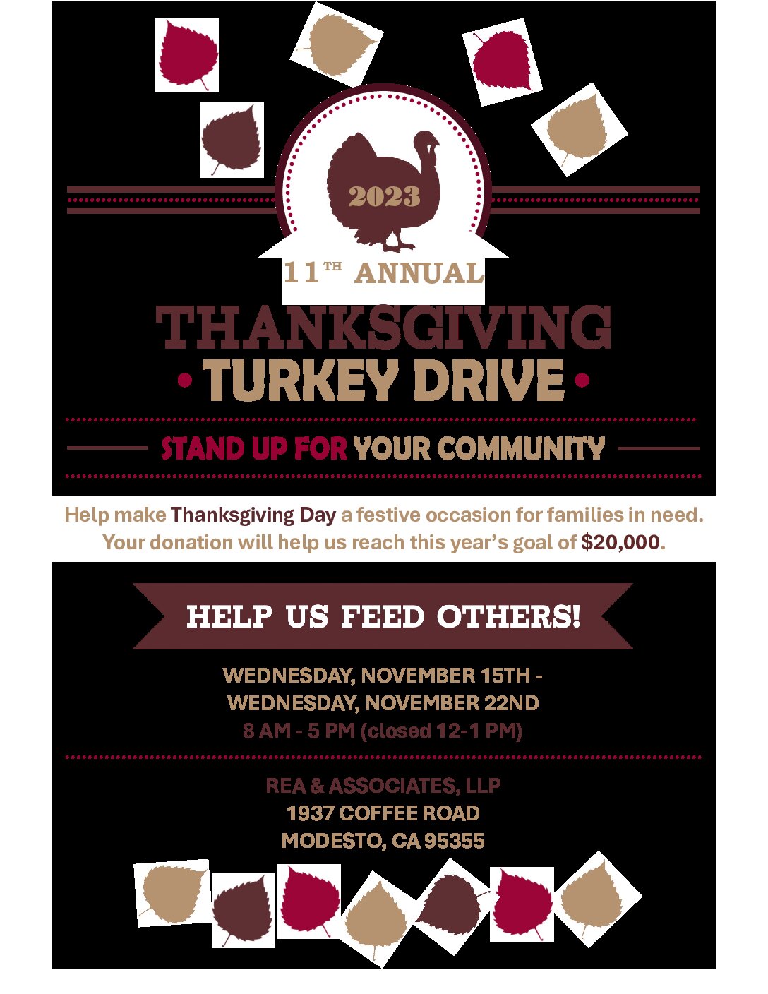 11th Annual Thanksgiving Turkey Drive 11th Annual Thanksgiving Turkey Drive