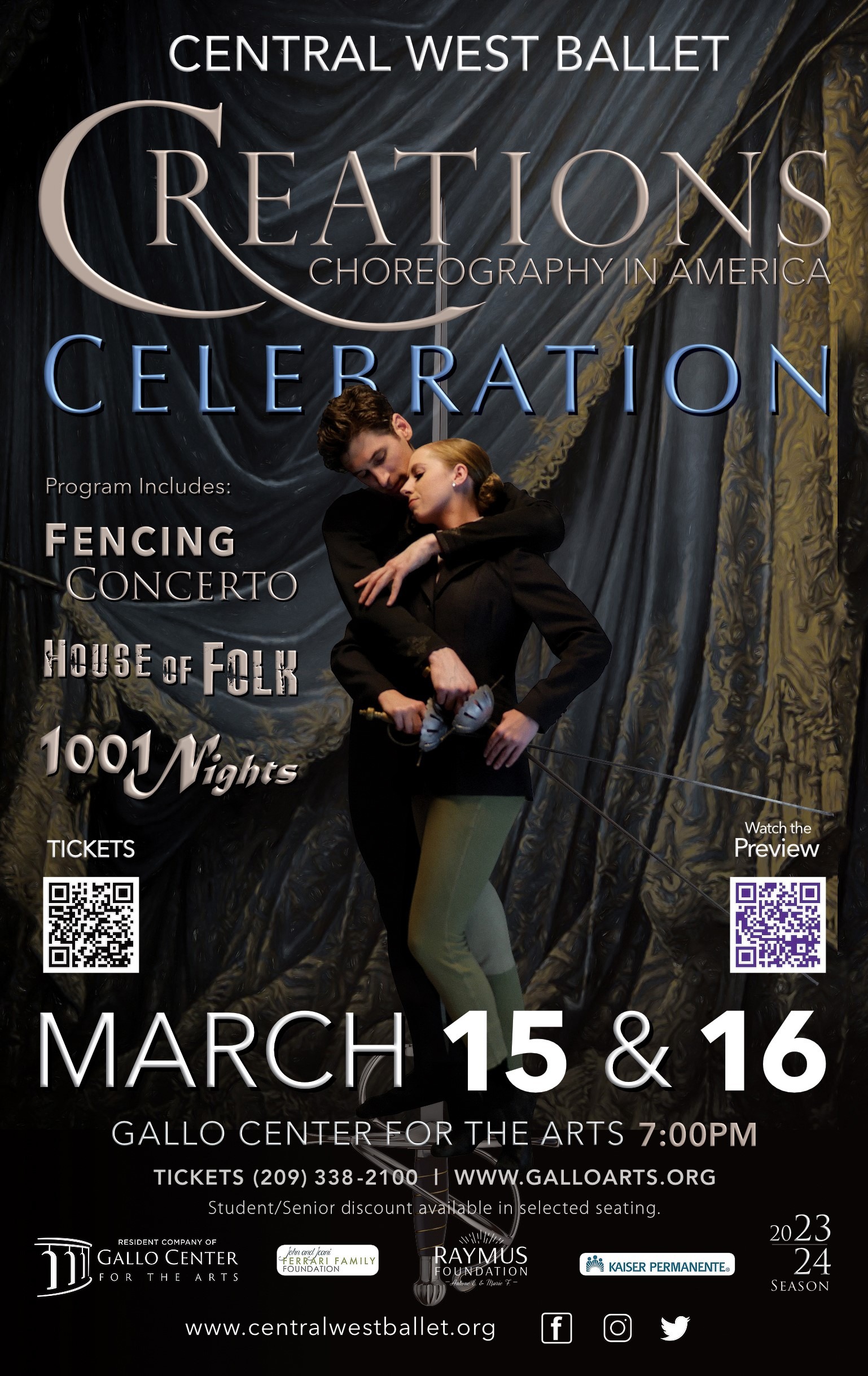 Central West Ballet presents ‘Creations-Choreography In America’