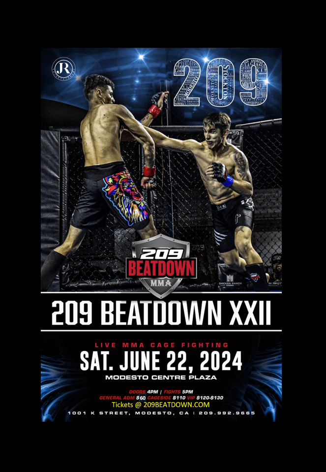 209BEATDOWN XXII - Live MMA Cage Fights