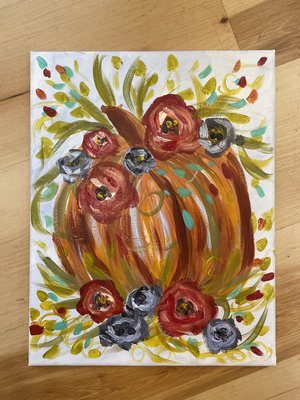 Fall Pumpkin Paint Night