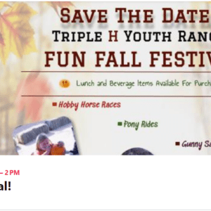 TRIPLE YOUTH RANCH FALL FESTIVAL