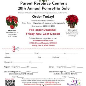 Parent Resource Center Poinsettia Fundraiser