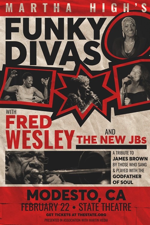 MARTHA HIGH’S FUNKY DIVAS WITH FRED WESLEY & THE NEW JBS