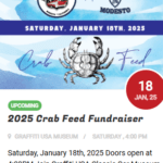 2025 Crab Feed Fundraiser.Graffiti USA