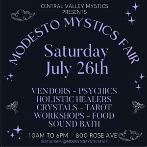 Modesto Mystics Fair Modesto Mystics Fair