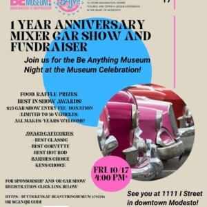 Be Anything Museum- 1 Year Anniversary/Car Show/Fundraiser