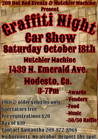 GRAFFITI NIGHT CAR SHOW