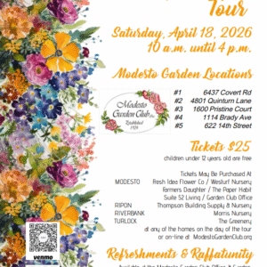 Modesto Garden Club - Spring Garden Tour