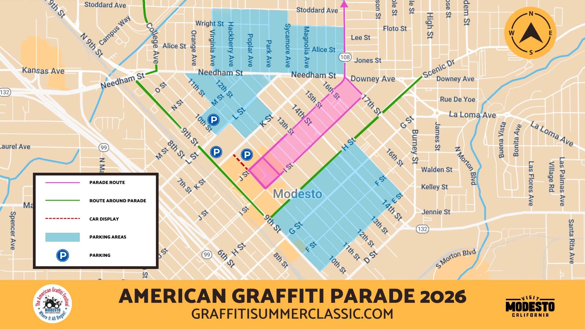 2026 GRAFFITI PARADE ROUTE Graffiti Summer