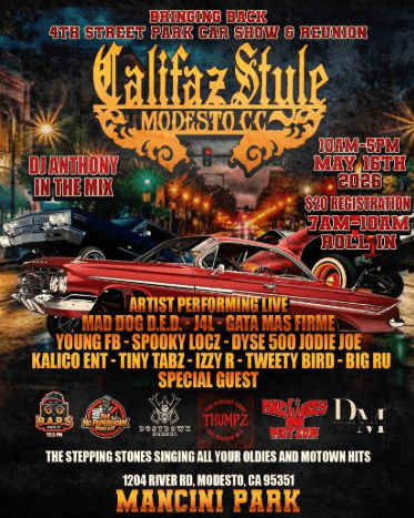 Califaz Style Car Show & Reunion at Mancini Park - Park n' Shine