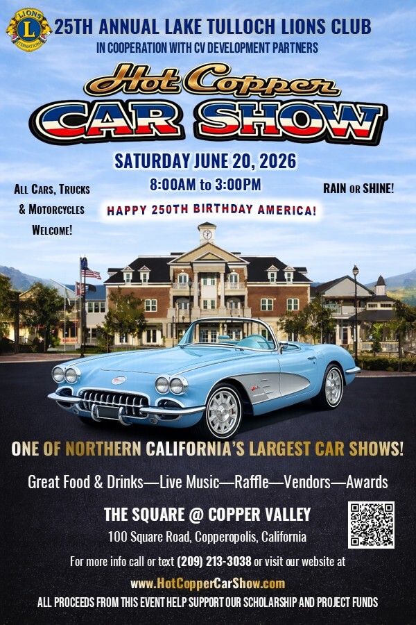 25th Annual Hot Copper Car Show – Park n’ Shine