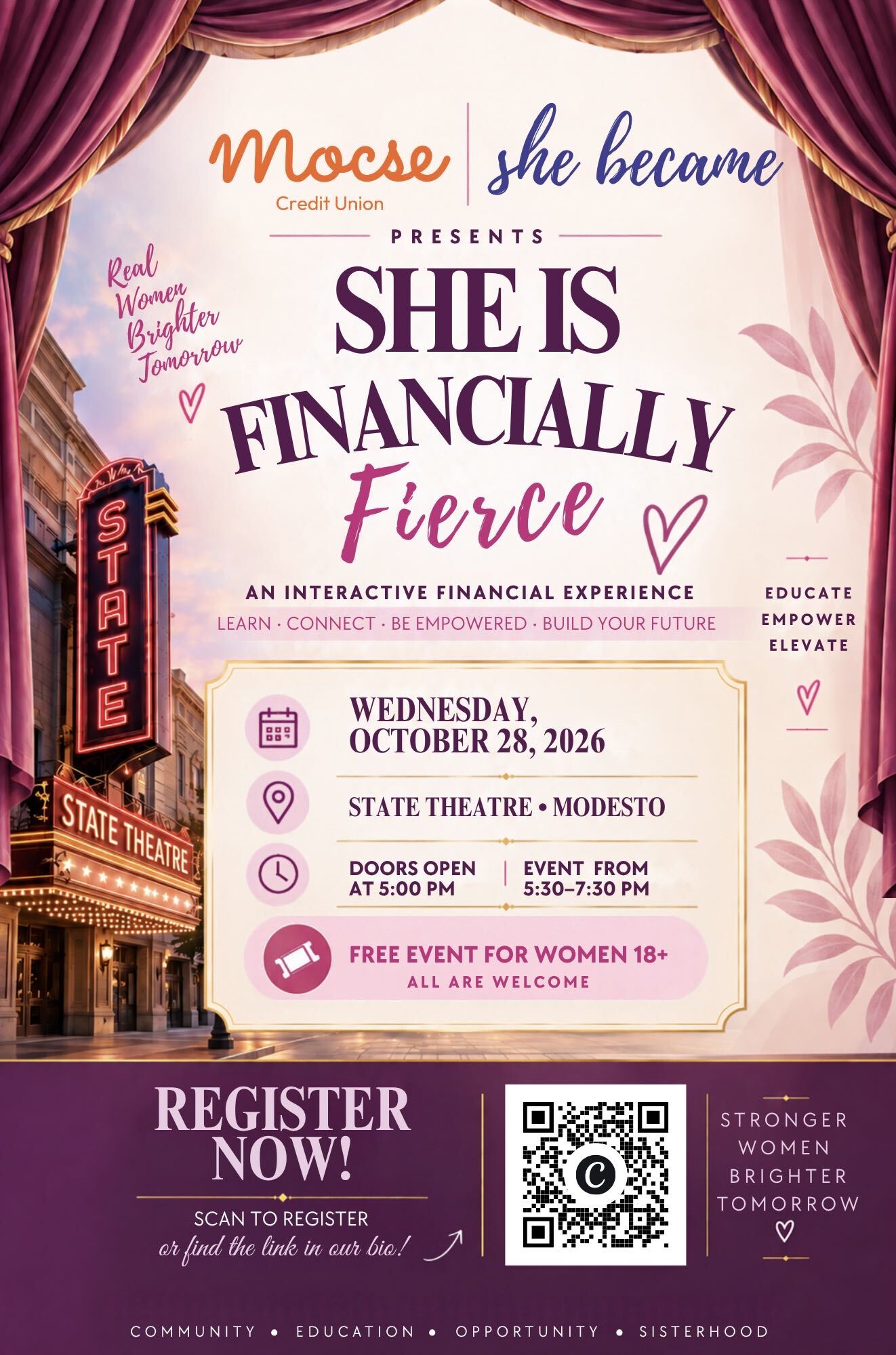 She is Financially Fierce - State Theatre
