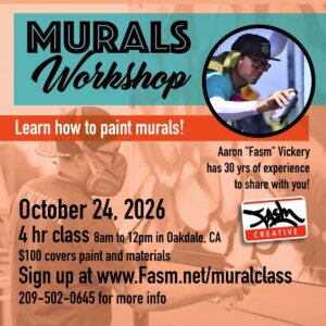 Murals Workshop with Aaron "Fasm" Vickery