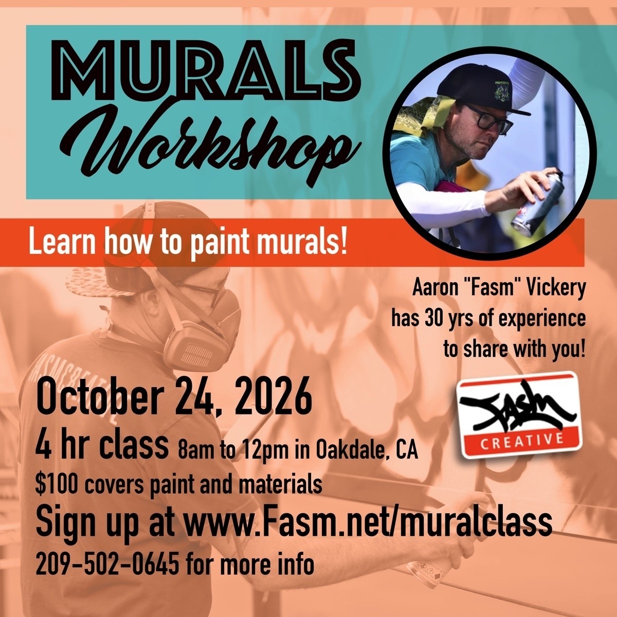 Murals Workshop with Aaron "Fasm" Vickery